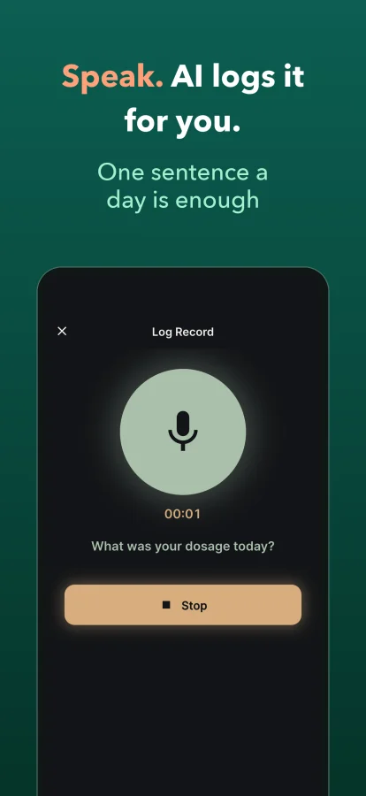 AI voice journaling